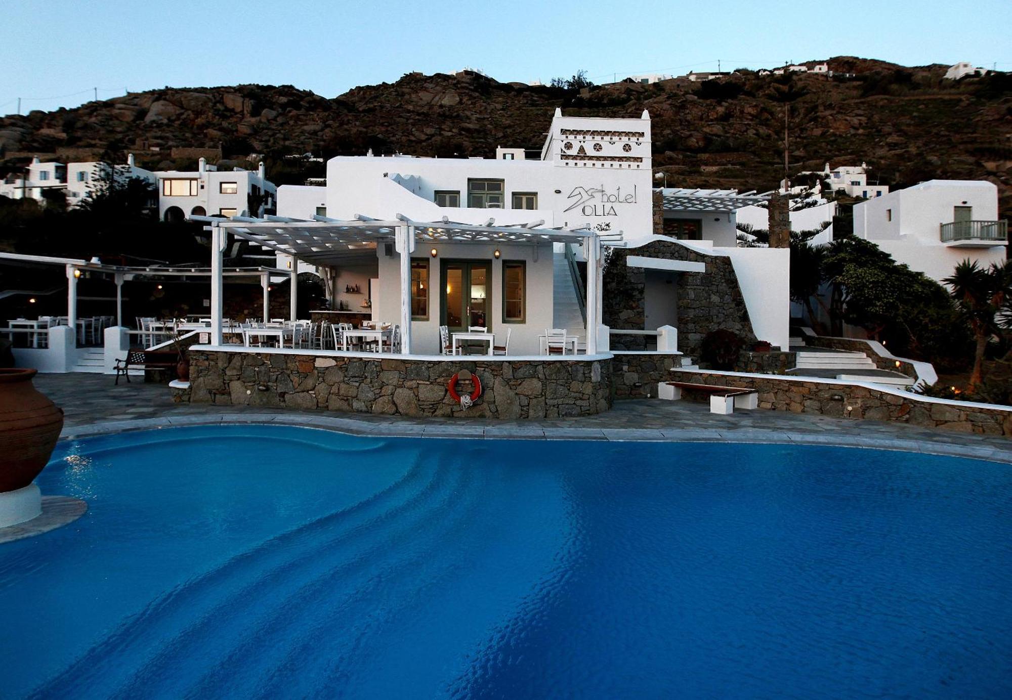 Olia Hotel Tourlos Exteriér fotografie